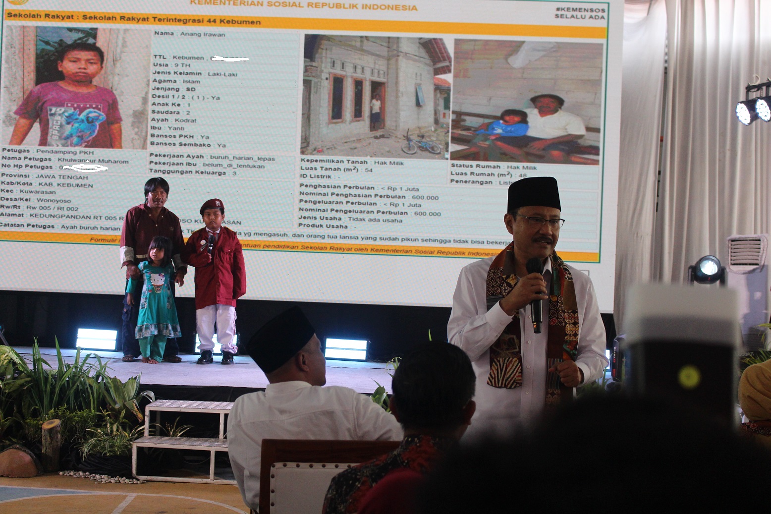 Hadir di SRT 44 Kebumen, Mensos Gus Ipul Berdialog dengan The Invisible People